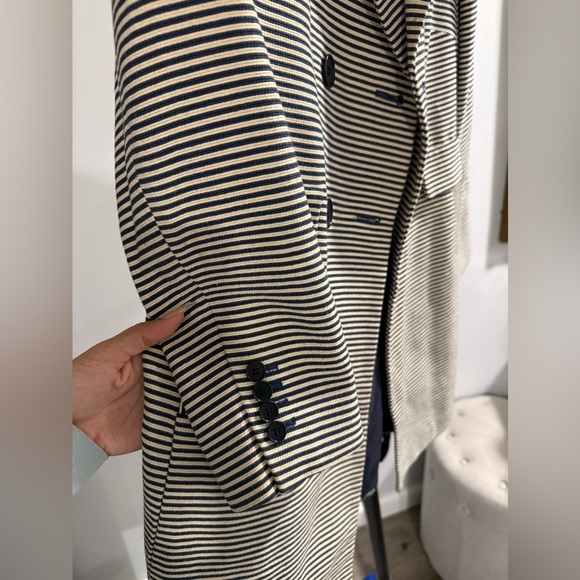 Talbots Stripes trench coat - Picture 5 of 7